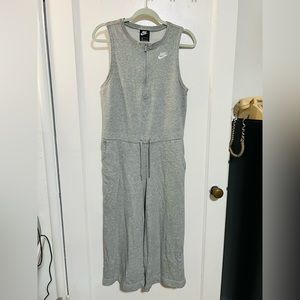 Nike Grey Wide Leg Cotton Romper
